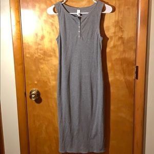 Aeropostale Dresses - Gray tank top style dress with 5 buttons Aeropostale Dresses - Gray tank top style dress with 5 buttons
